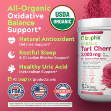 Load image into Gallery viewer, Biophix Tart Cherry Powder 20:1 Concentrate Montmorency Cherry Antioxidant Superfood