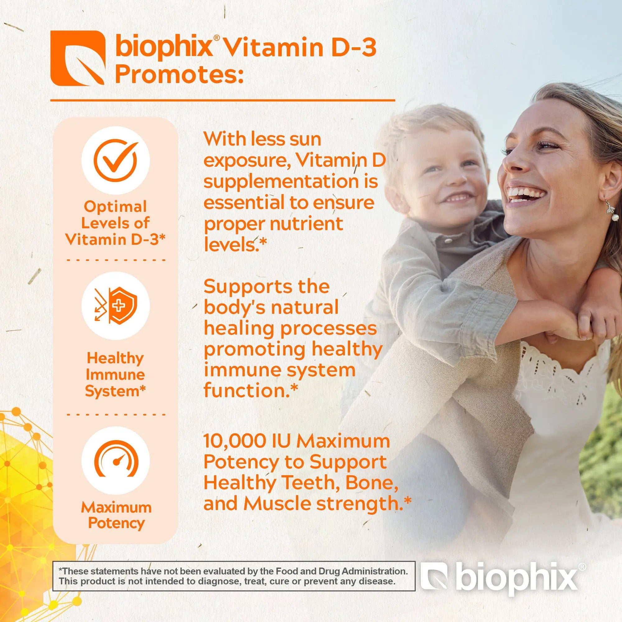 biophix Vitamin D-3 10000 IU High-Potency 380 Softgels - 2 Pack
