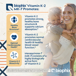 biophix Vitamin K2 MK-7 - 300 mcg 120 Vegetarian Capsules