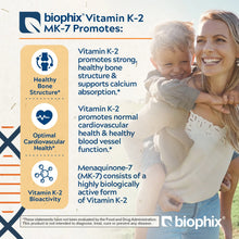 Load image into Gallery viewer, biophix Vitamin K2 MK-7 - 300 mcg 60 Vegetarian Capsules