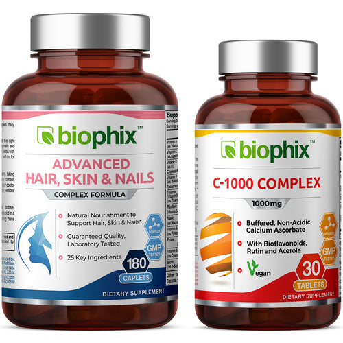 Hair, Skin and Nails Caplets | Vitamin C-1000 30 Tablets | TheCatalog