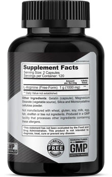 Load image into Gallery viewer, Athlet L-Arginine 1000 mg 240 Capsules