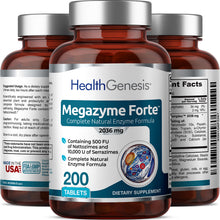 Load image into Gallery viewer, Megazyme Forte Complete Natural Enzyme Formula 200 Tablets