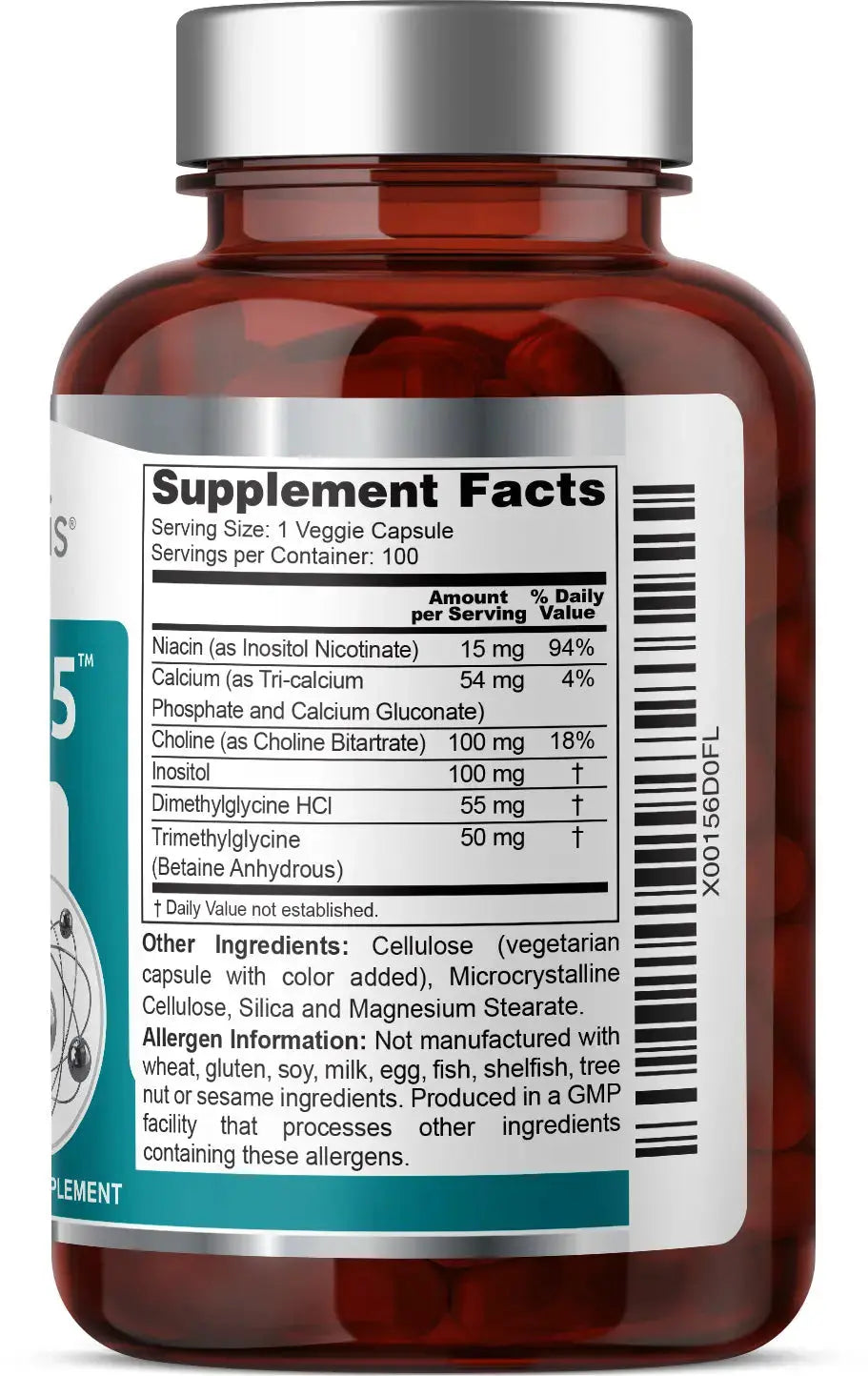 Health Genesis Super B-15 Complex 100 Vegetarian Capsules
