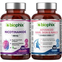 Load image into Gallery viewer, Nicotinamide 500 mg Hair Skin | Skin Kit Capsule | TheCatalog