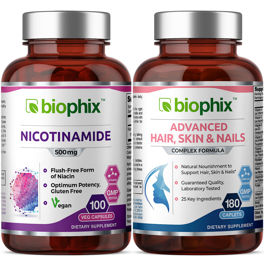Nicotinamide 500 mg Hair Skin | Skin Kit Capsule | TheCatalog