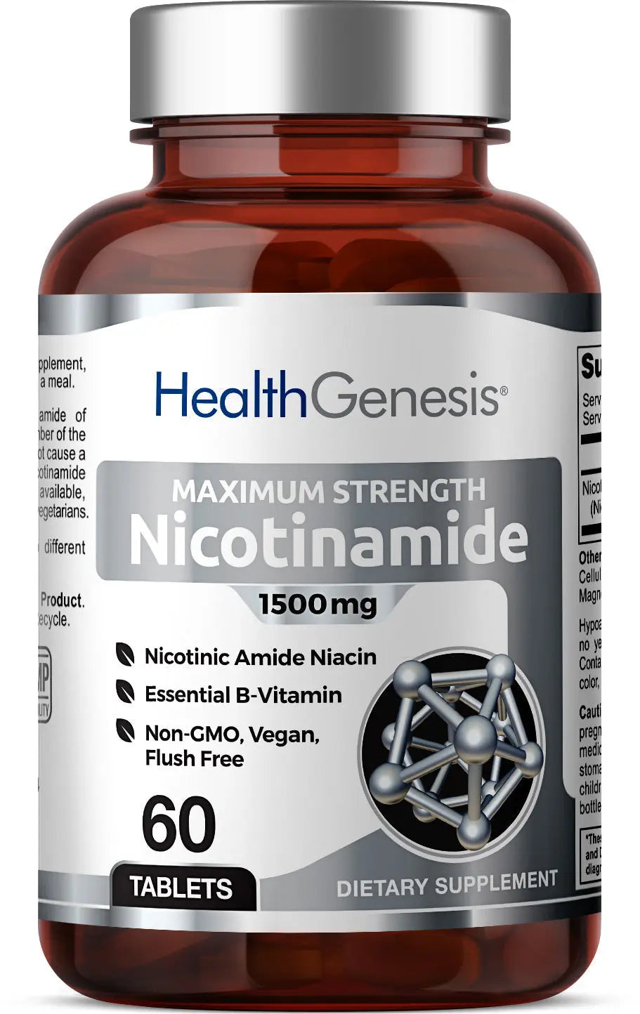 Nicotinamide 1500 mg Maximum Strength 60 Tablets