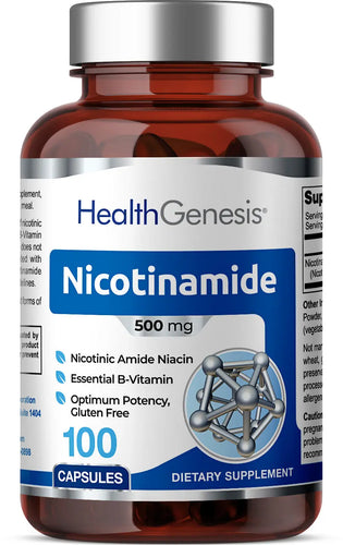 Nicotinamide 500 mg 100 Capsules