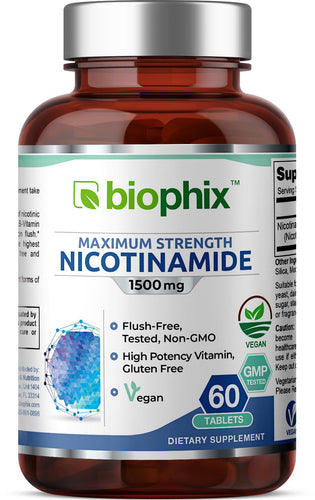 Nicotinamide Maximum Strength 1500 mg | Tablets | TheCatalog