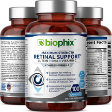 Load image into Gallery viewer, Retinal Support Maximum Strength Complex Formula 180 Softgels