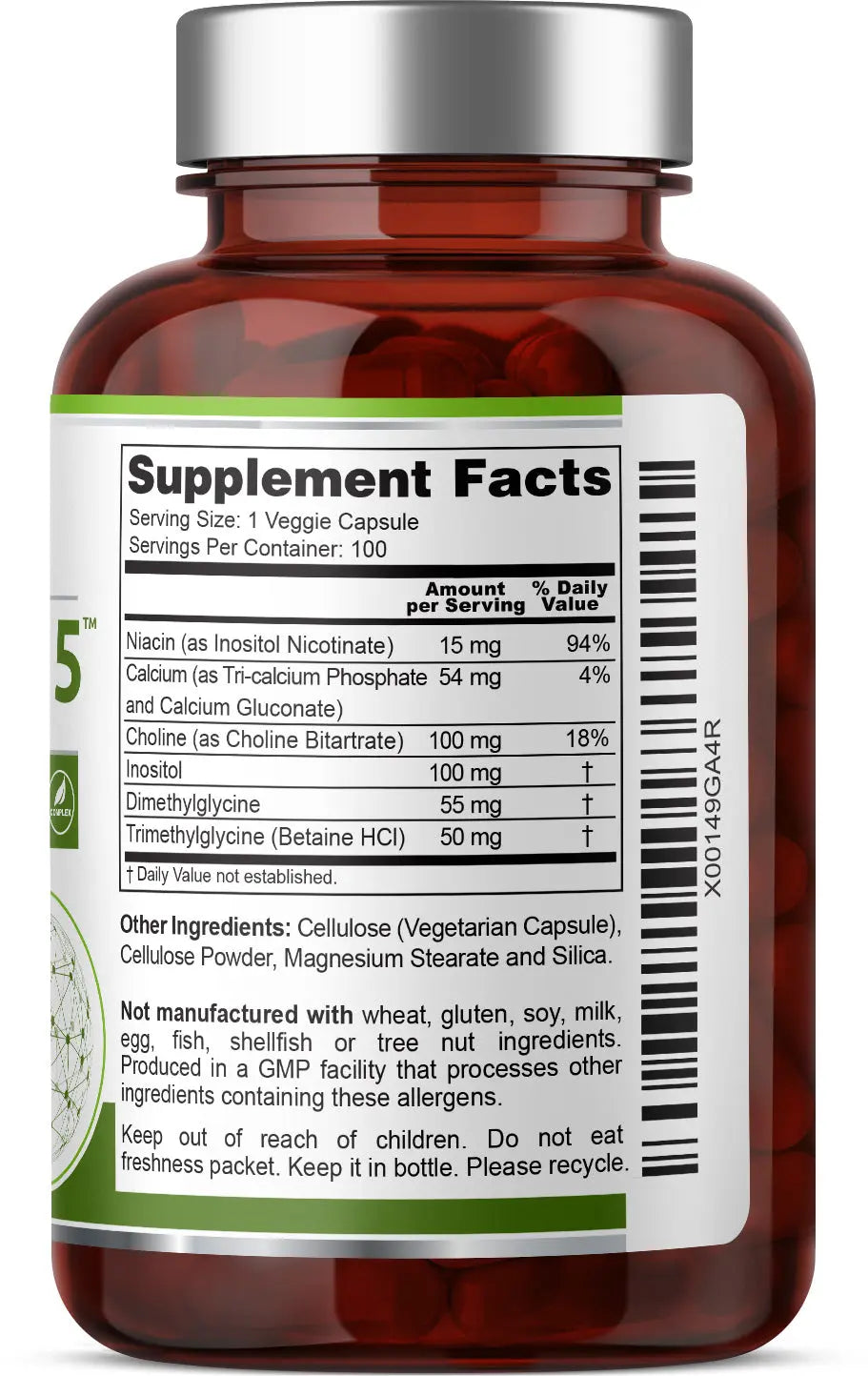 Super B-15 Complex 100 Vegetarian Capsules