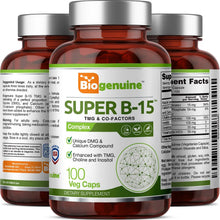 Load image into Gallery viewer, Super B-15 Complex 100 Vegetarian Capsules