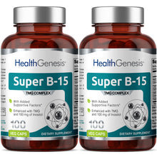 Load image into Gallery viewer, Super B-15 Complex 100 Vegetarian Capsules - 2 Pack