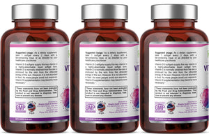 Vitamin D-3 5000 IU High-Potency 360 Softgels - 3 Pack