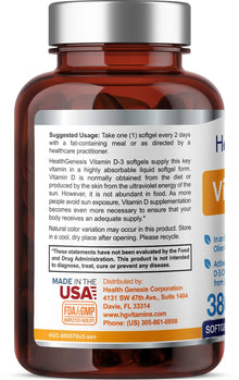Load image into Gallery viewer, Vitamin D-3 10000 IU High-Potency 380 Softgels