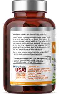 Vitamin D-3 2000 IU 240 Softgels